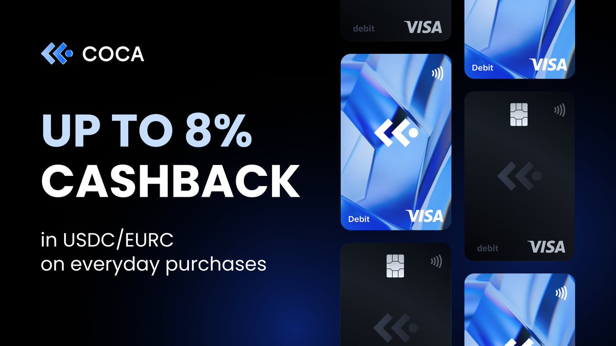 COCA Card crypto debit Visa