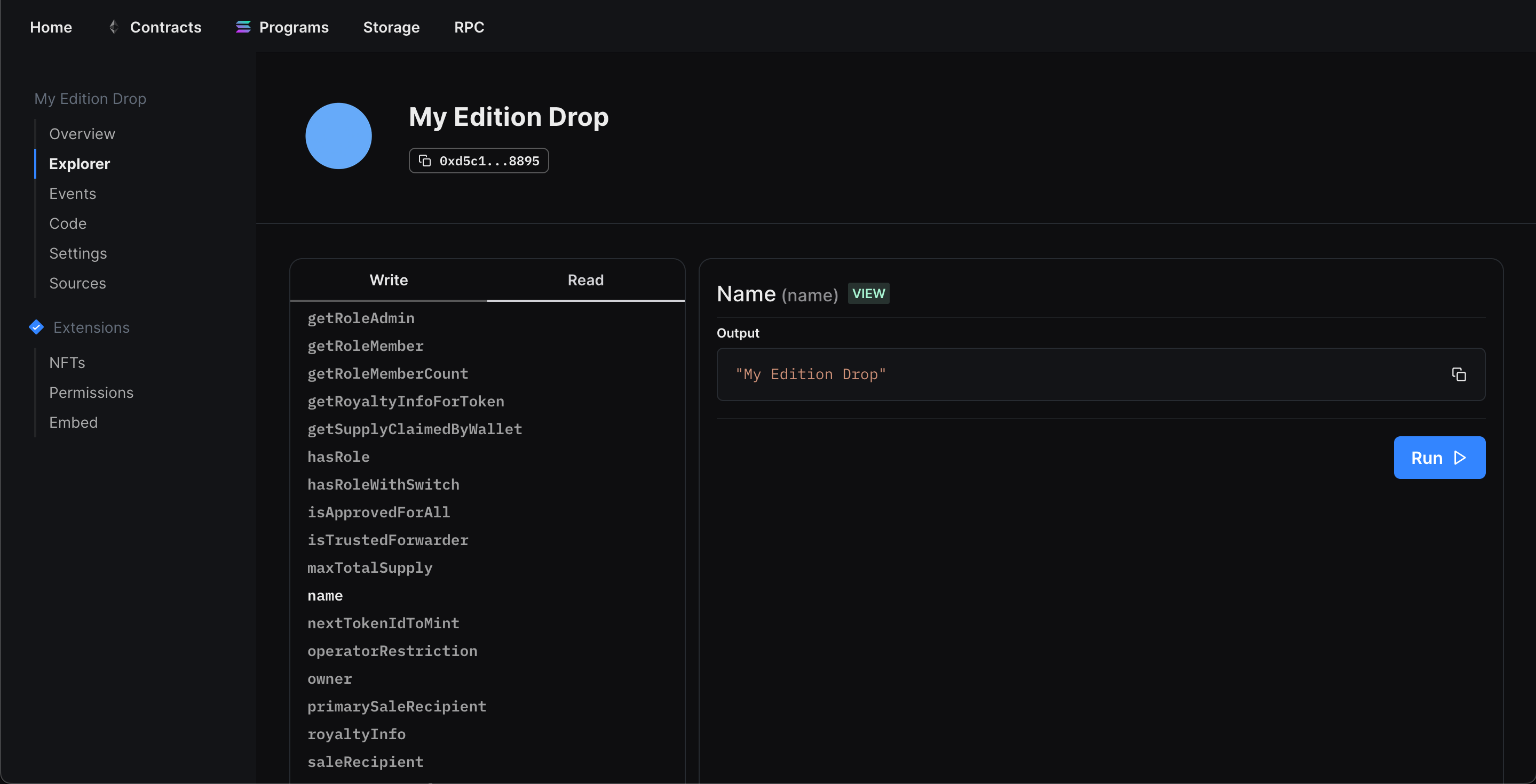 Asphere no-code deployer Arbitrum interface screenshot