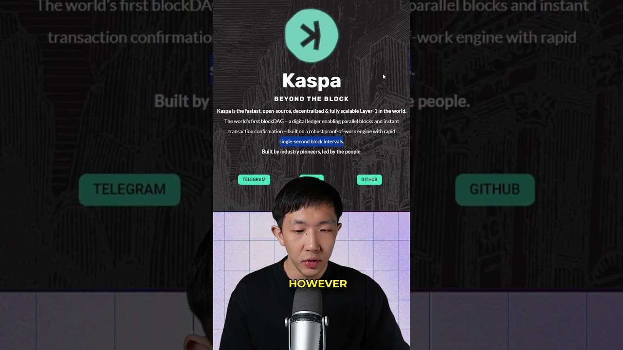 Kaspa fast transaction confirmation