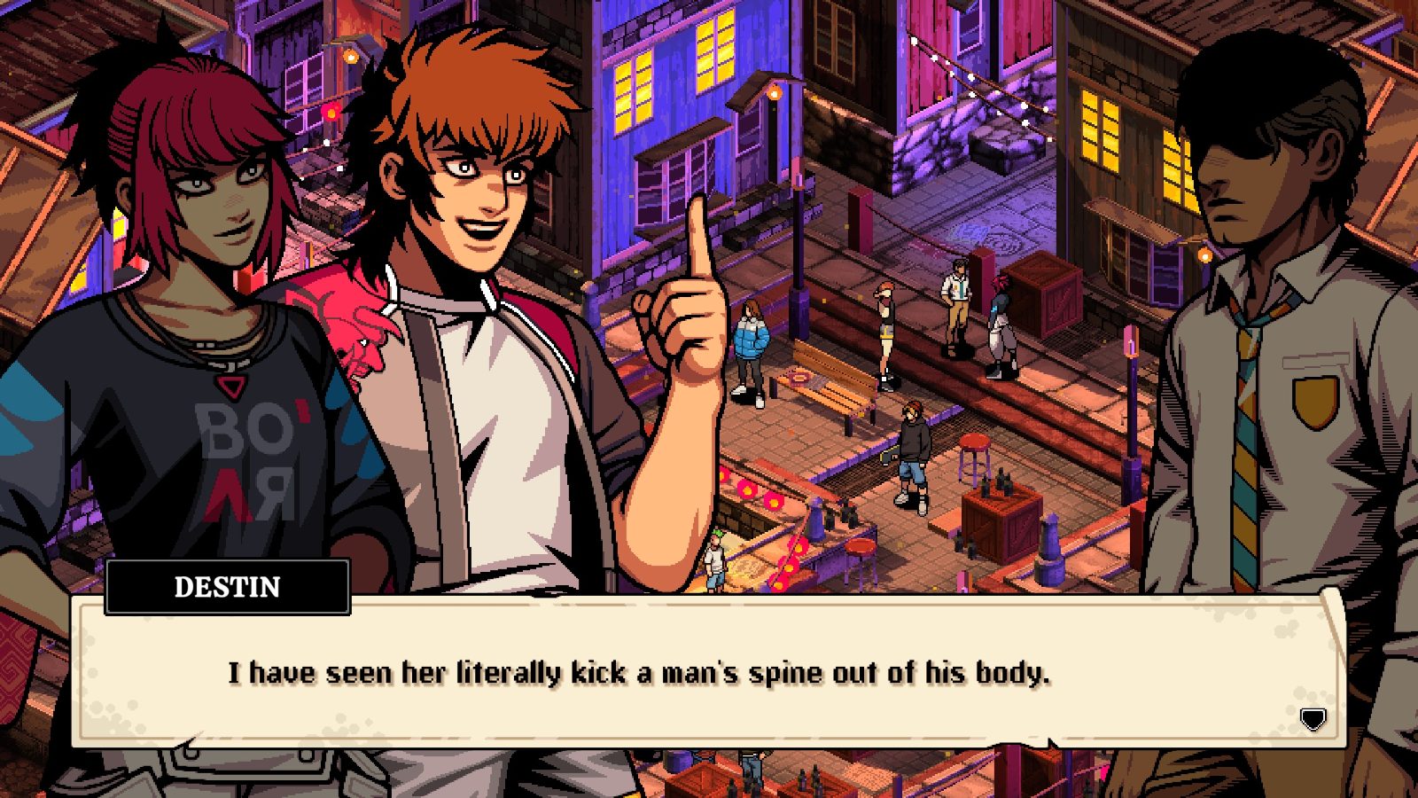 Demonschool pixel art game