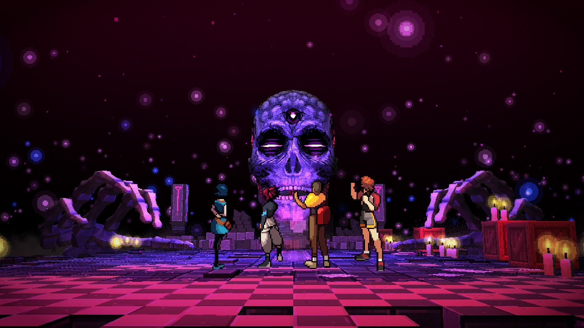 Demonschool pixel art RPG Steam