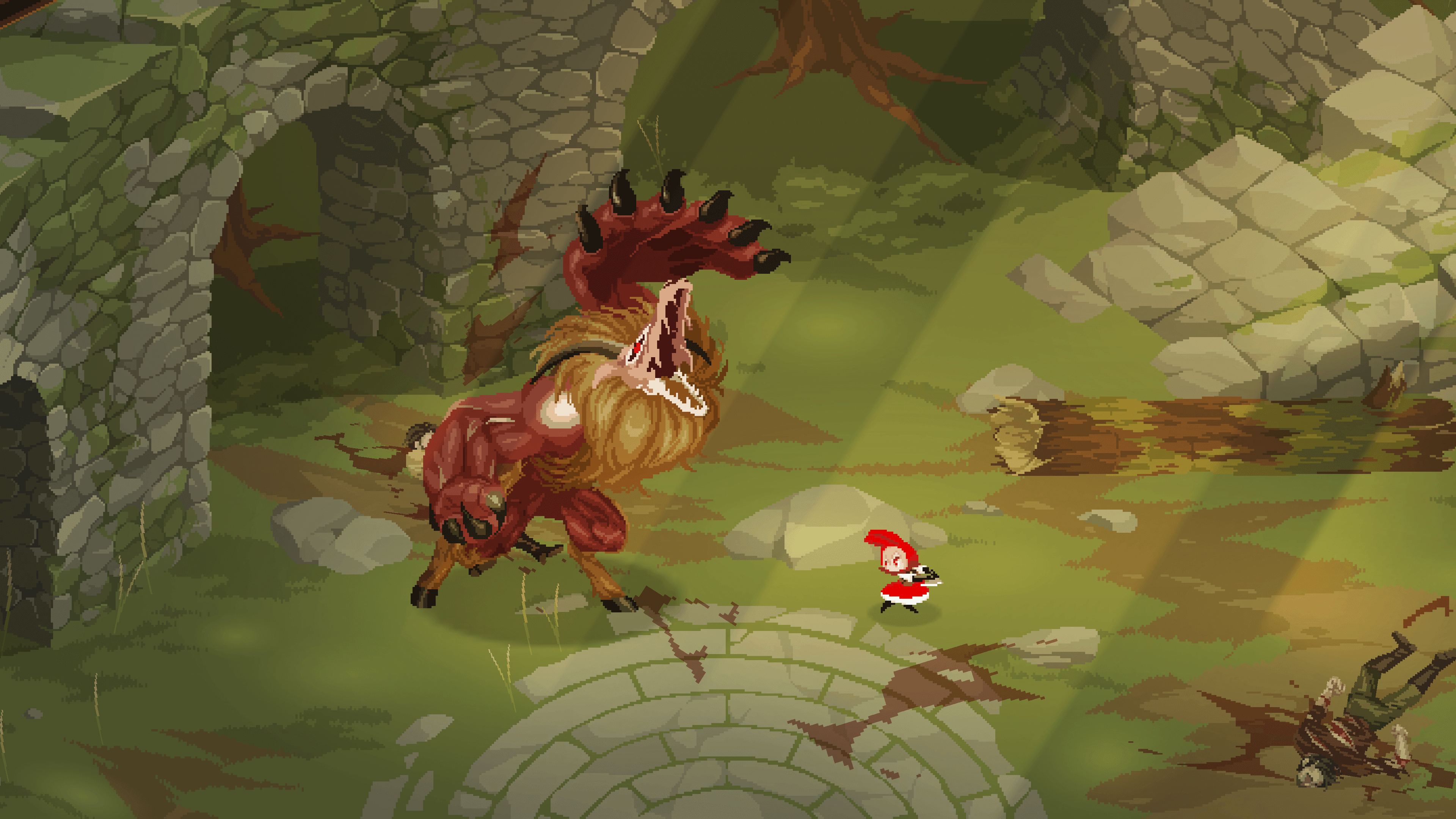 Rubinite indie RPG pixel art