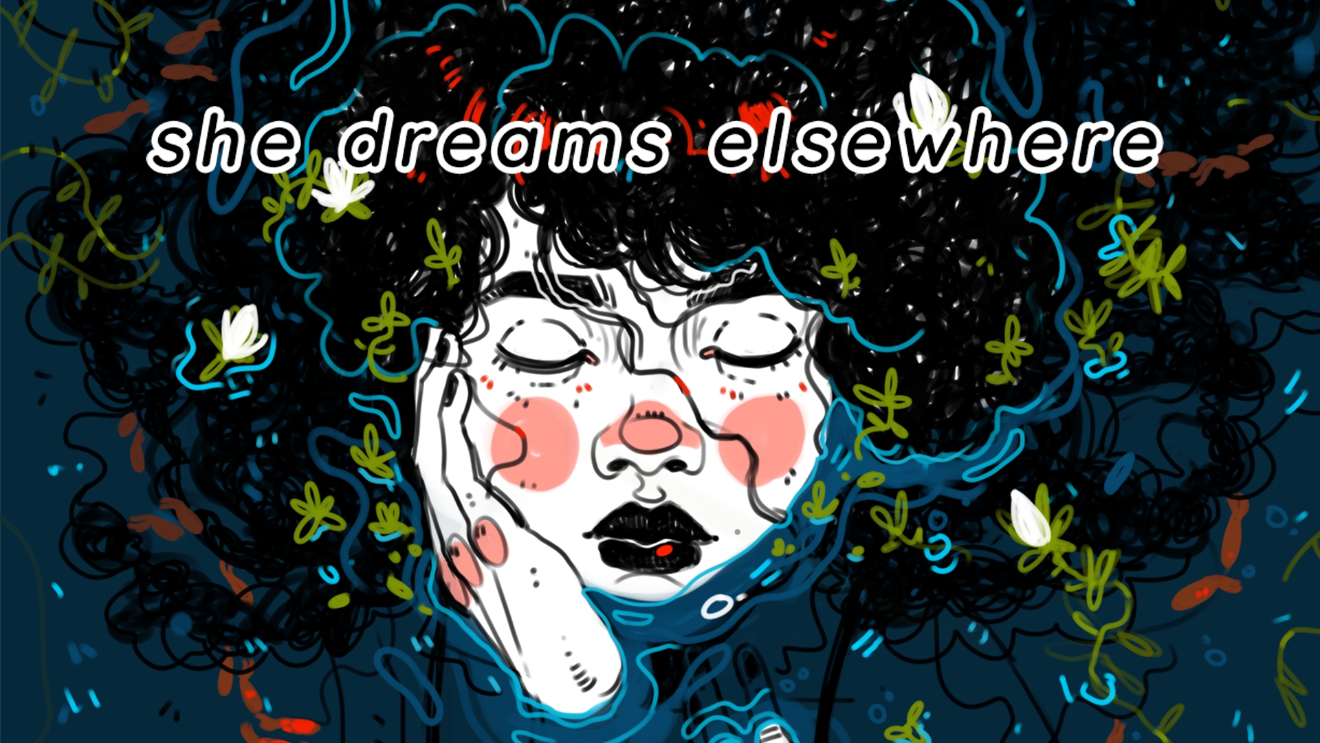 She Dreams Elsewhere pixel art