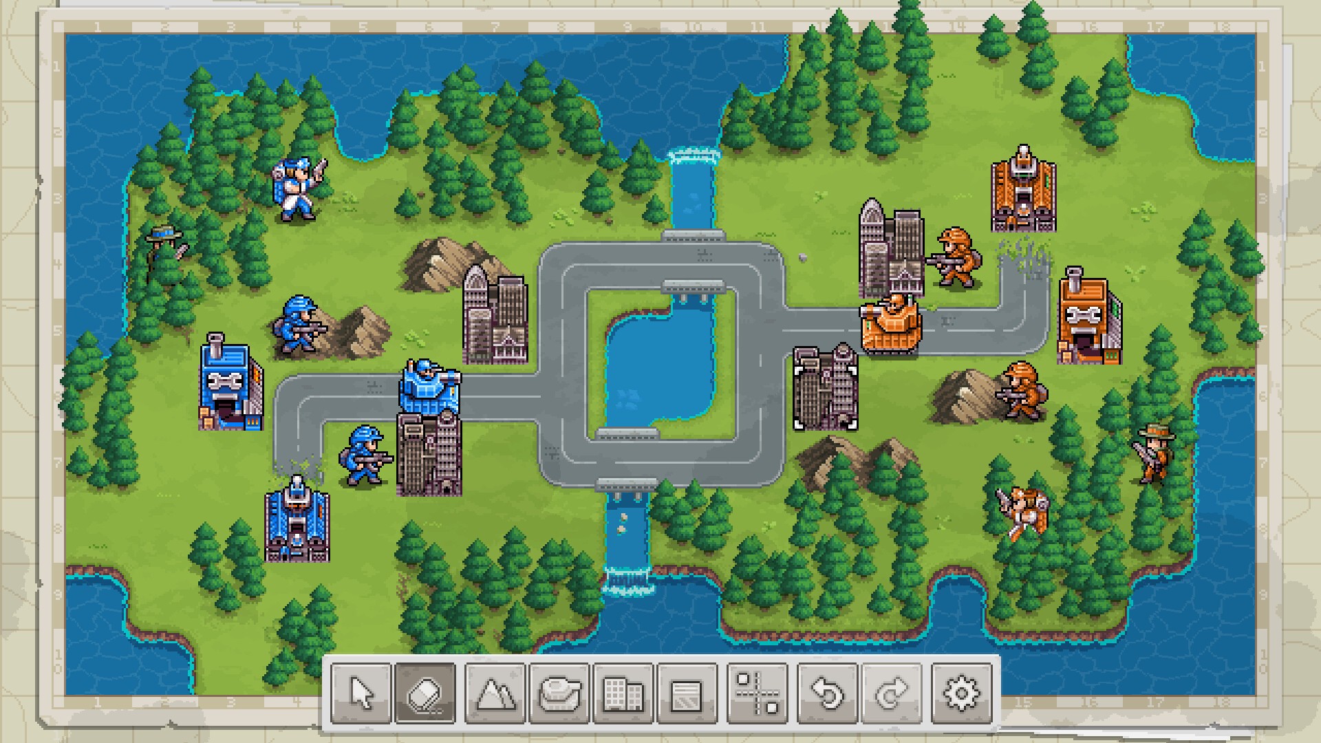 Warside pixel art tactical RPG