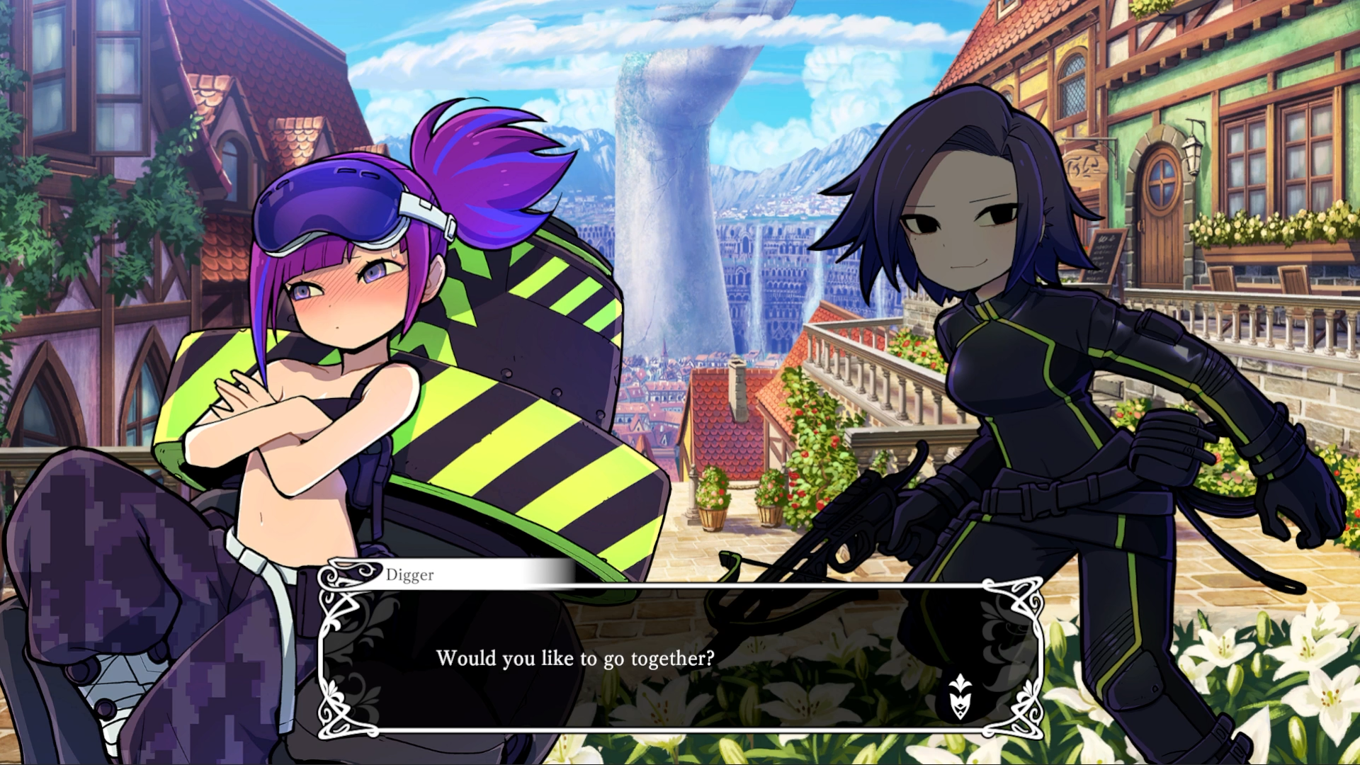 Witch and Lilies pixel art RPG