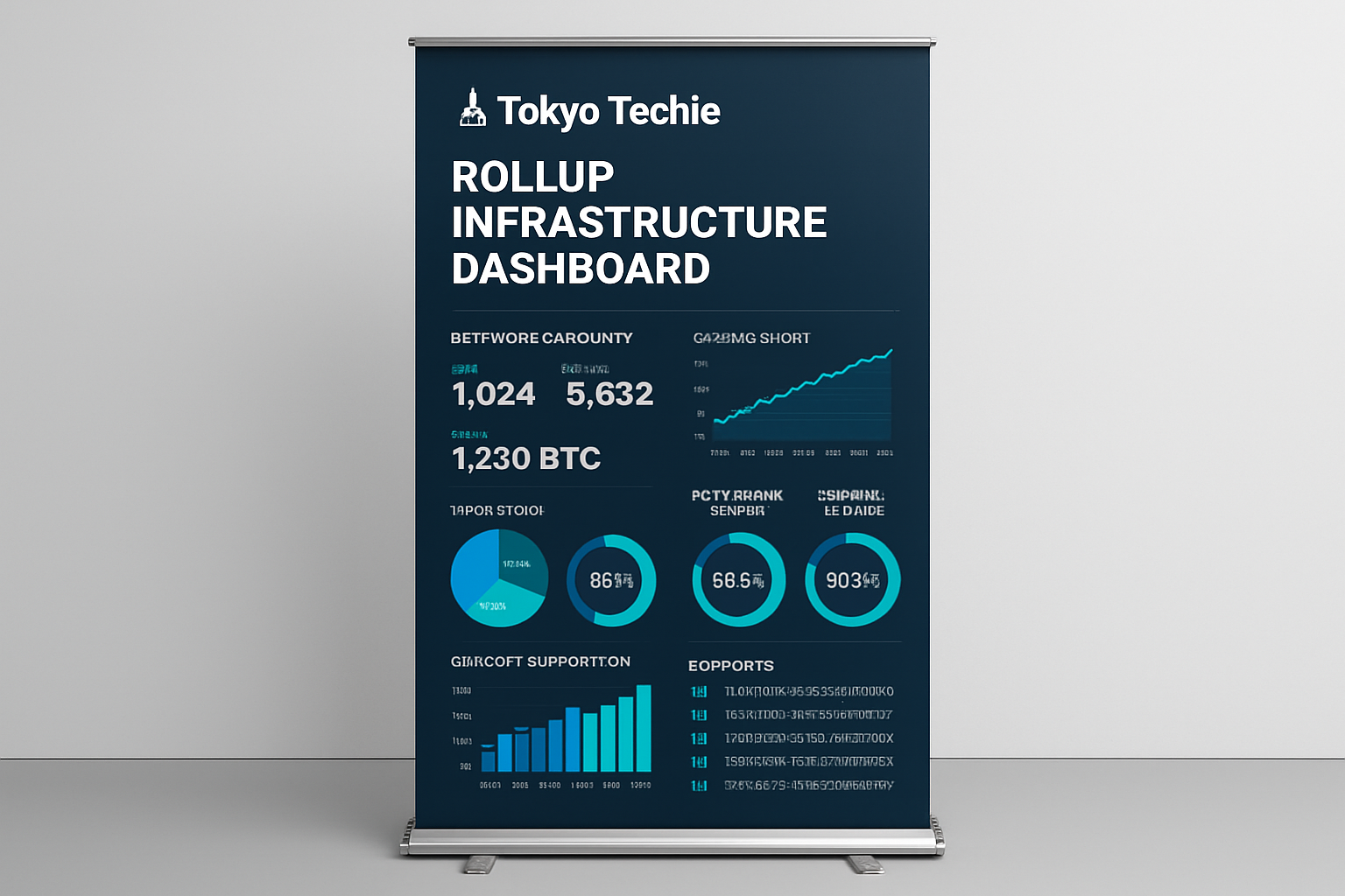 Tokyo Techie rollup infrastructure dashboard