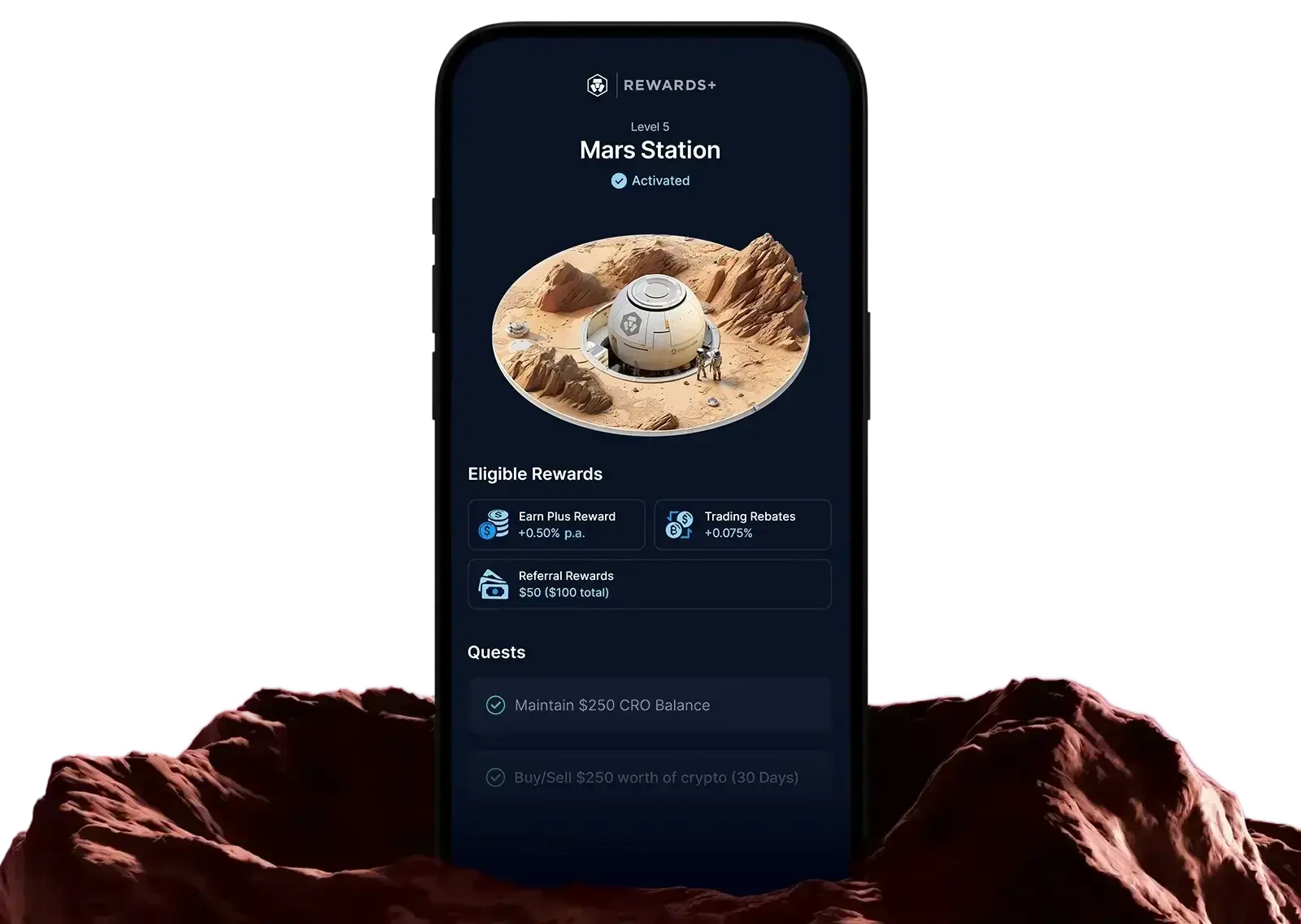 crypto loyalty staking rewards