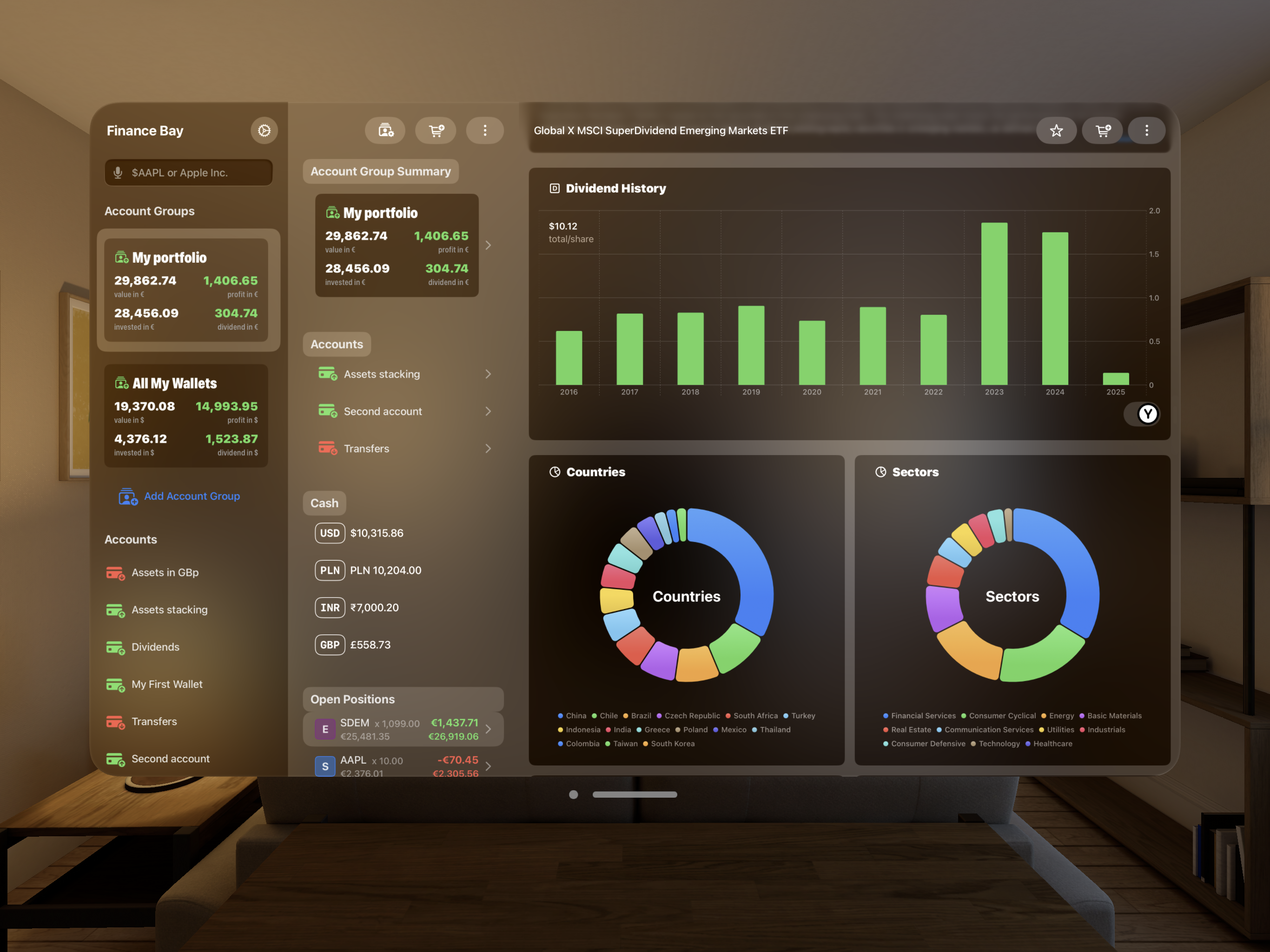 RealT Portfolio Dashboard screenshot