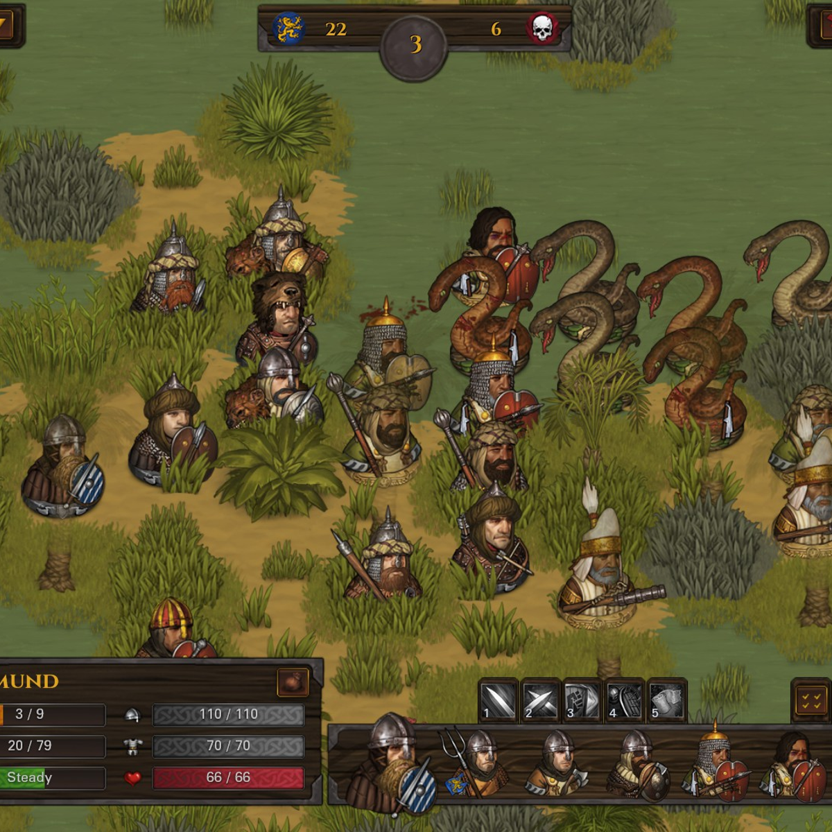 Battle Brothers tactical combat