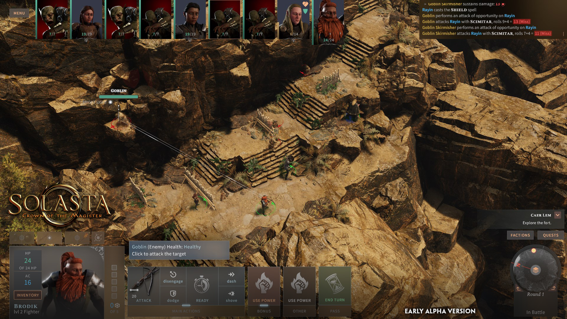 Solasta Crown of the Magister gameplay screenshot