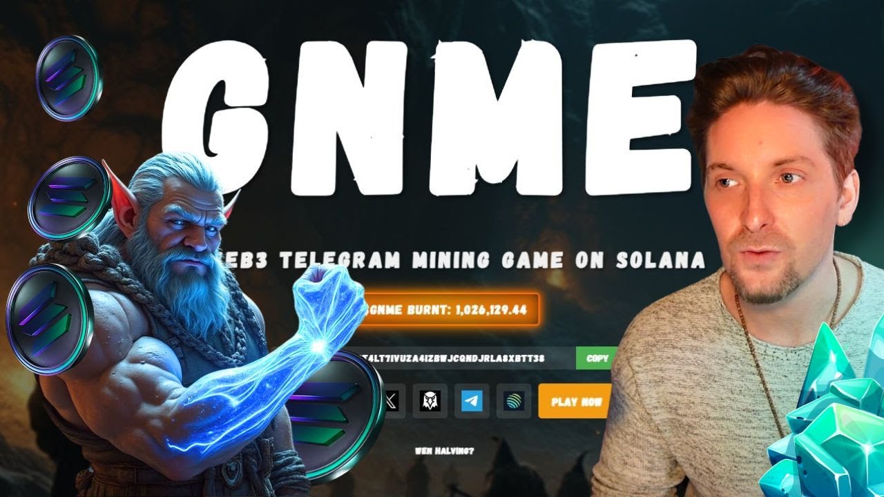 Solana P2E mining game