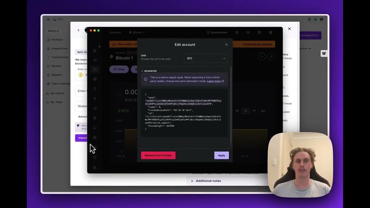 CoinLedger DeFi tax tool screenshot