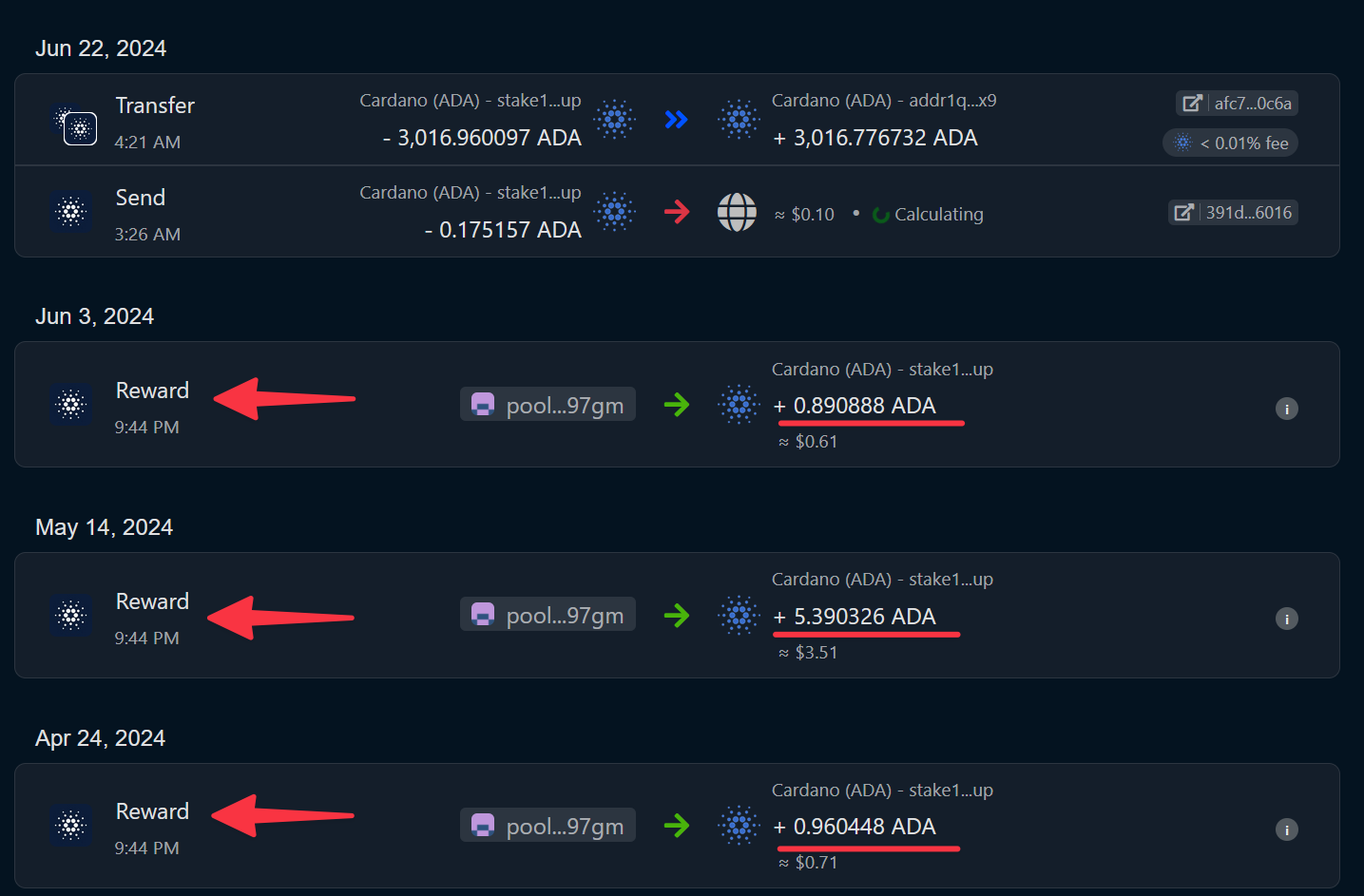 crypto wallet tagging tax software screenshot