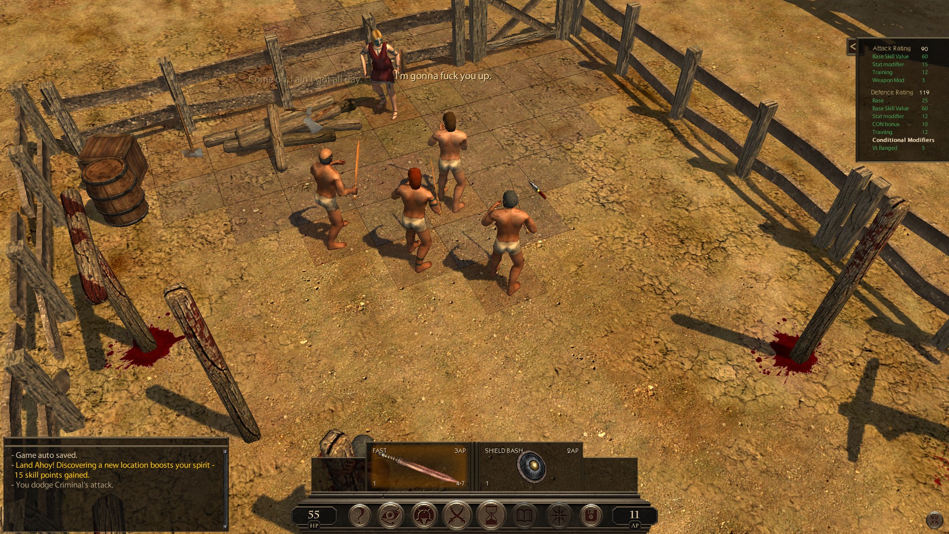 Age of Decadence gameplay