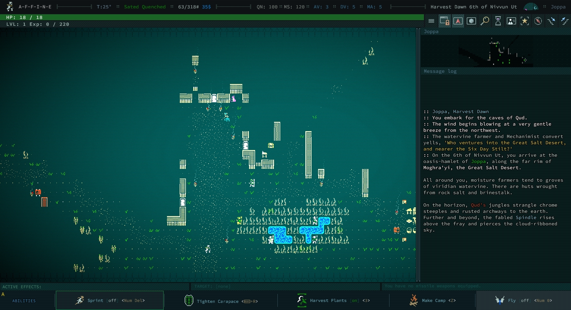 Caves of Qud screenshot