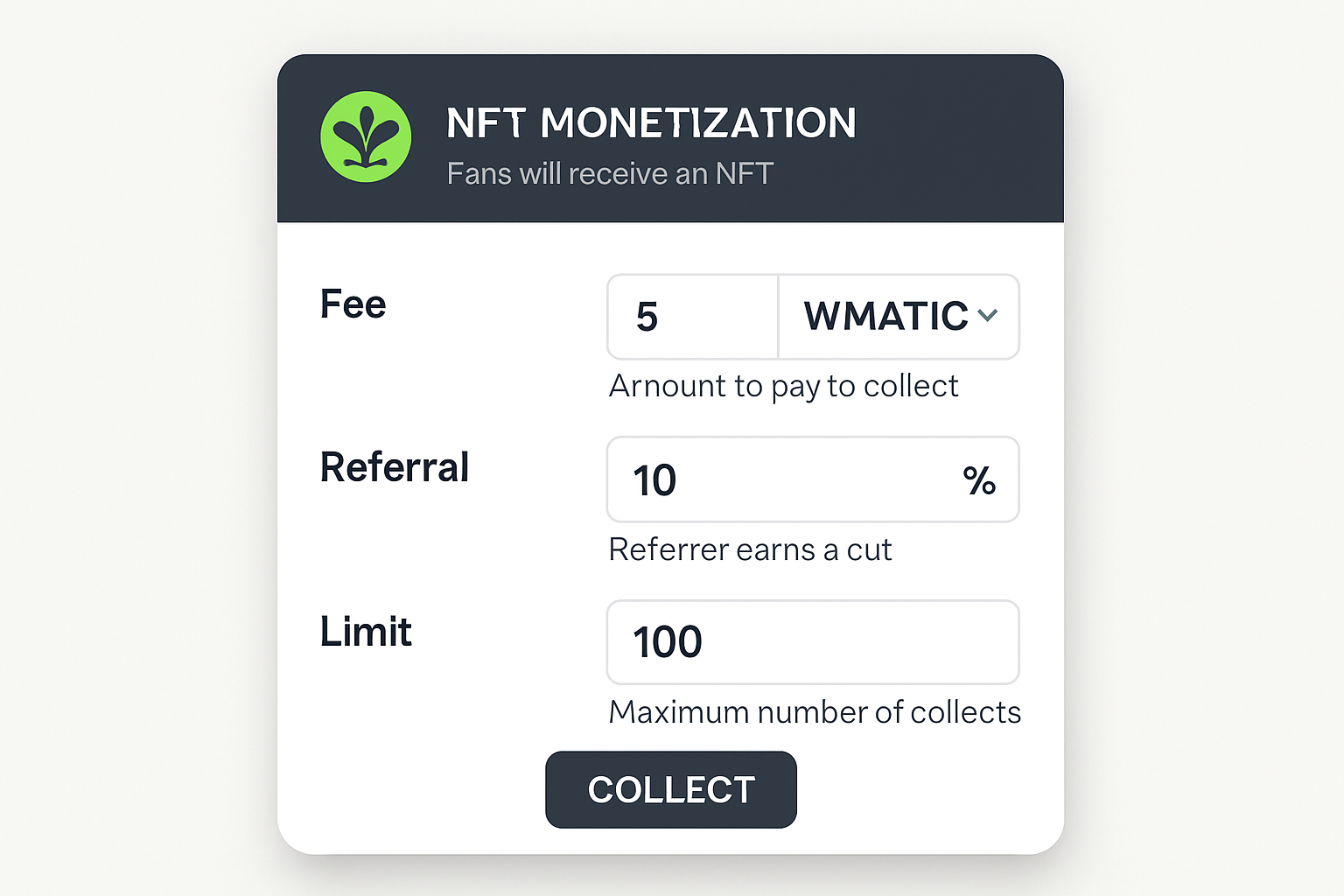 Lens Protocol collect module NFT monetization interface