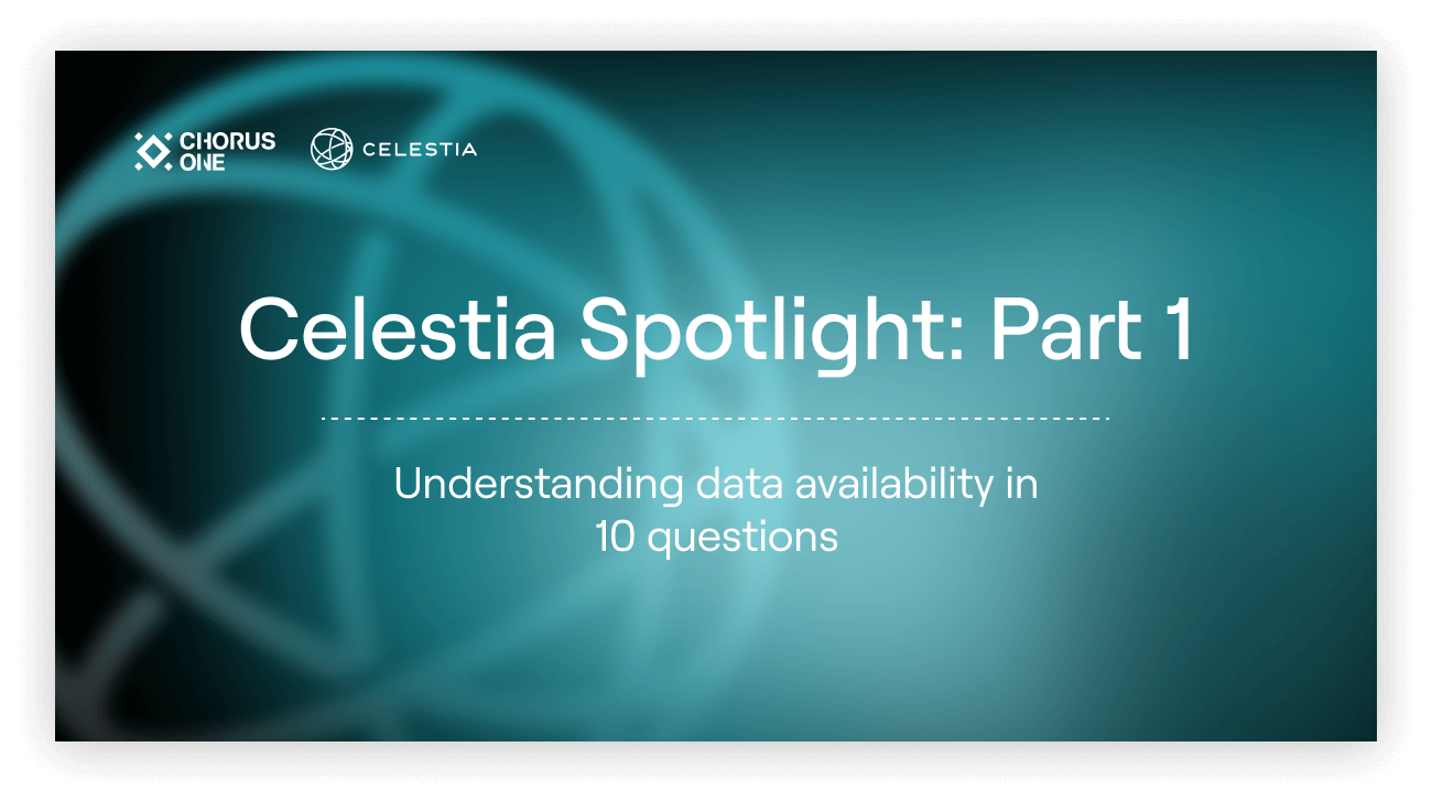 Celestia data availability sampling
