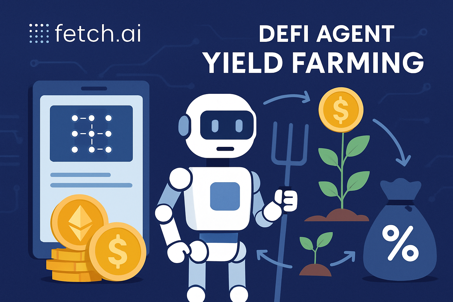 Fetch.ai DeFi agent yield farming