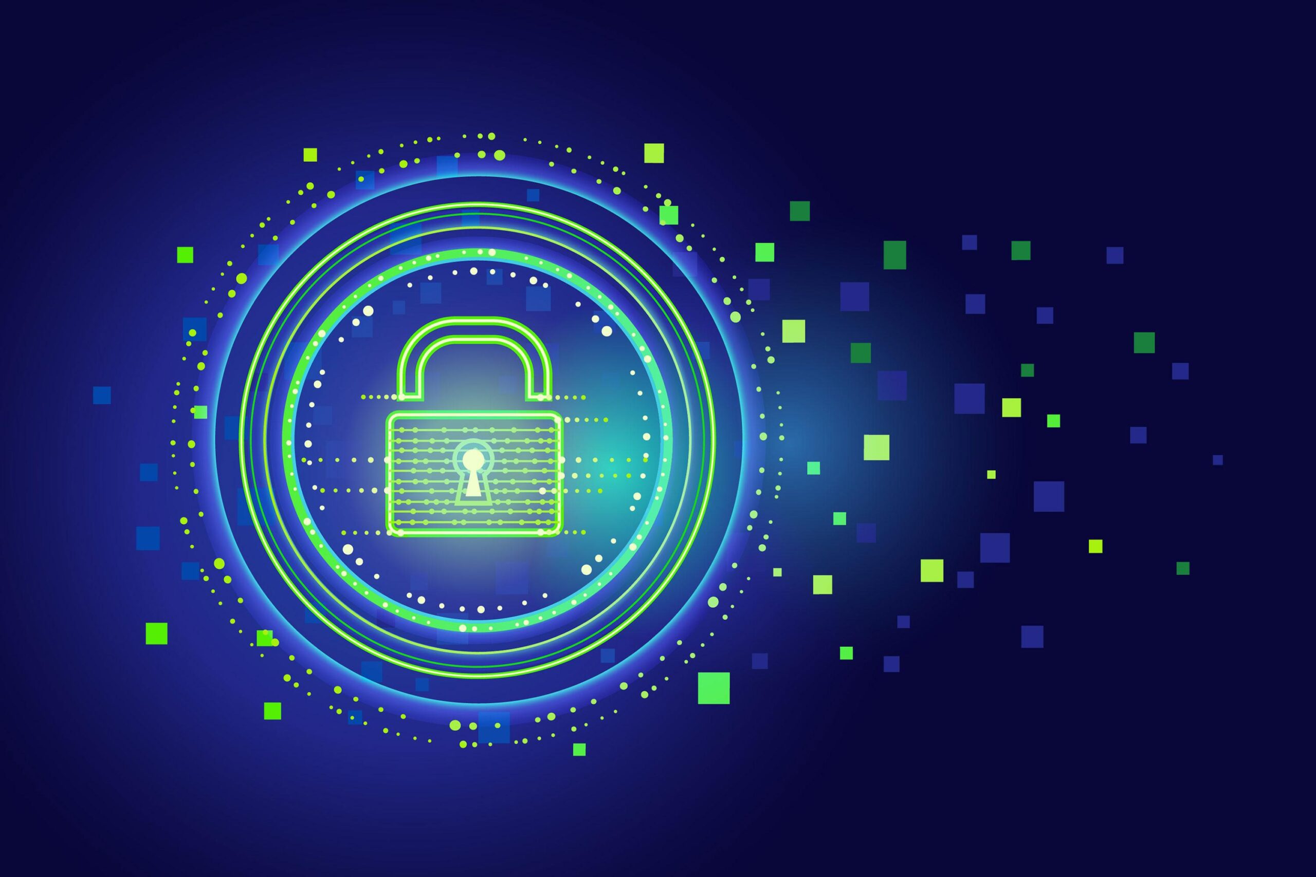 data breach prevention security lock icon