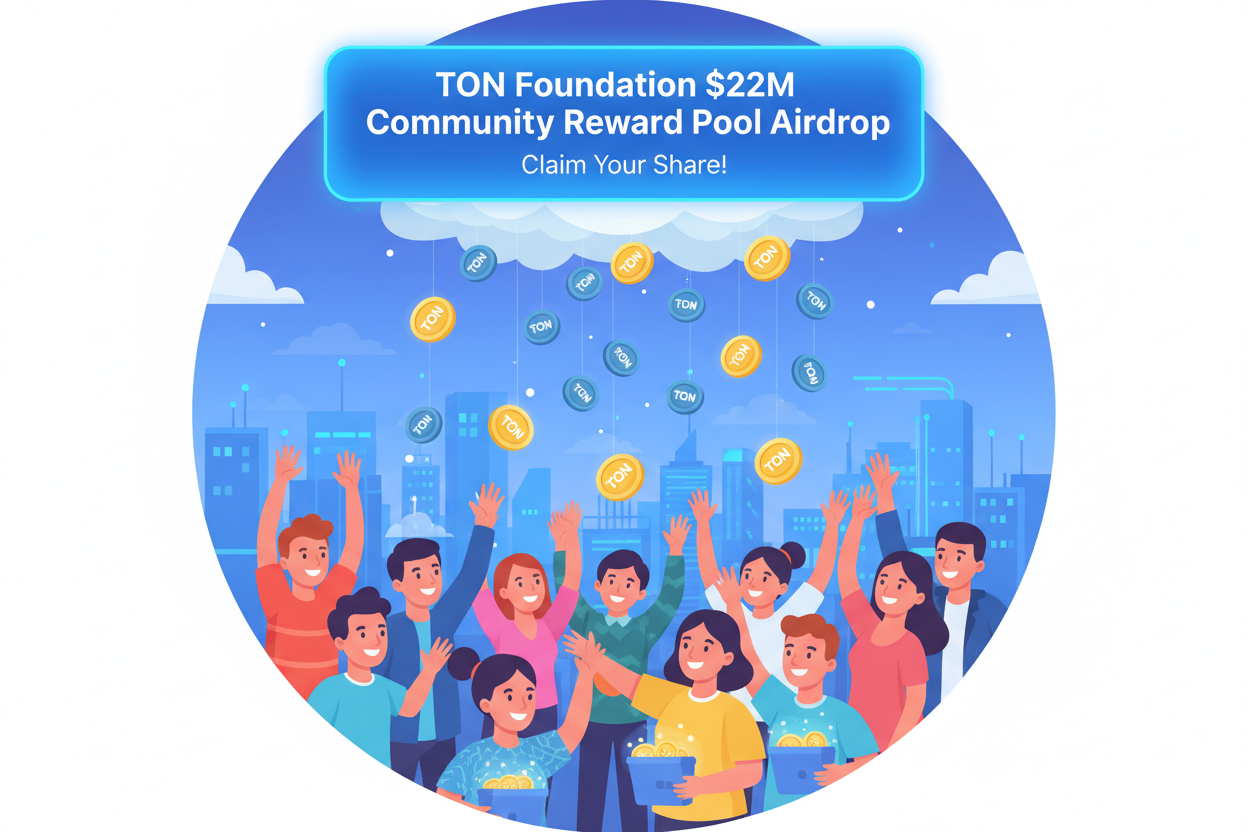 TON Foundation $22M community reward pool airdrop