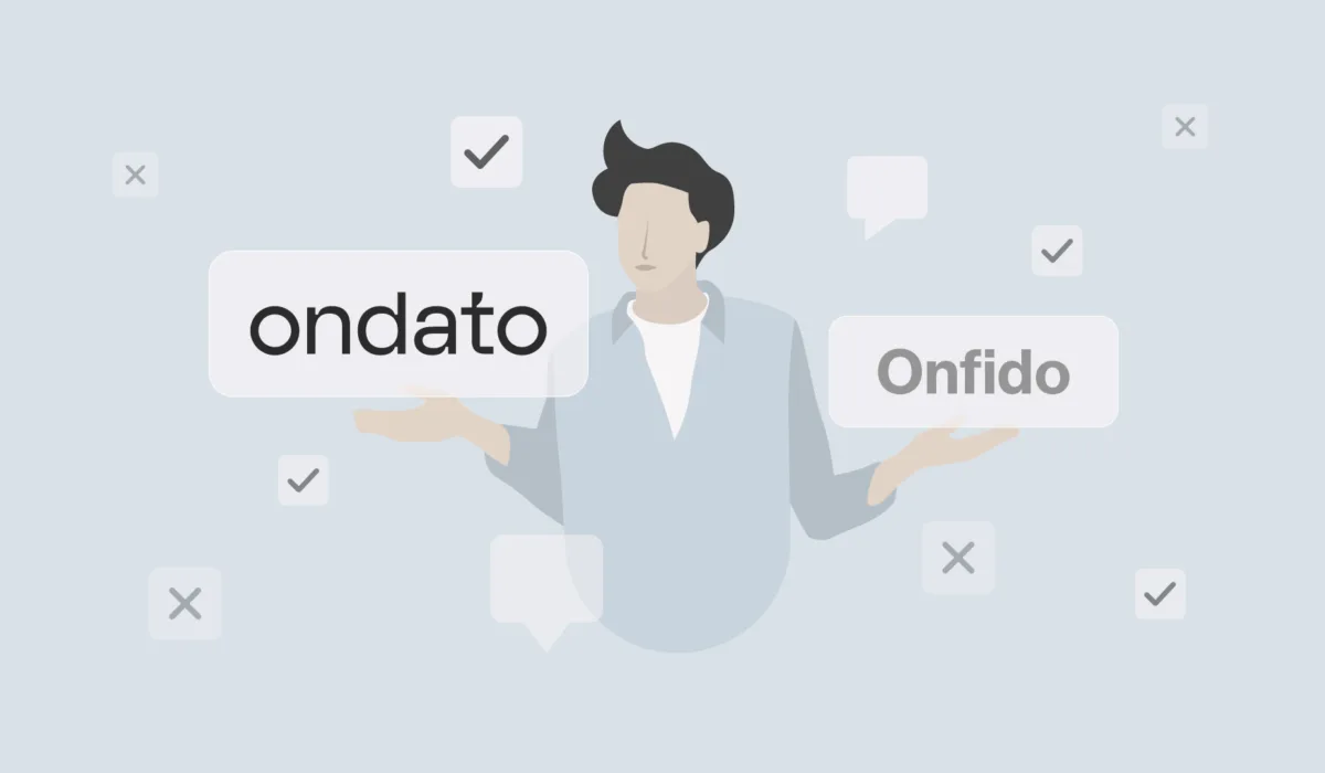 Onfido KYC AML dashboard