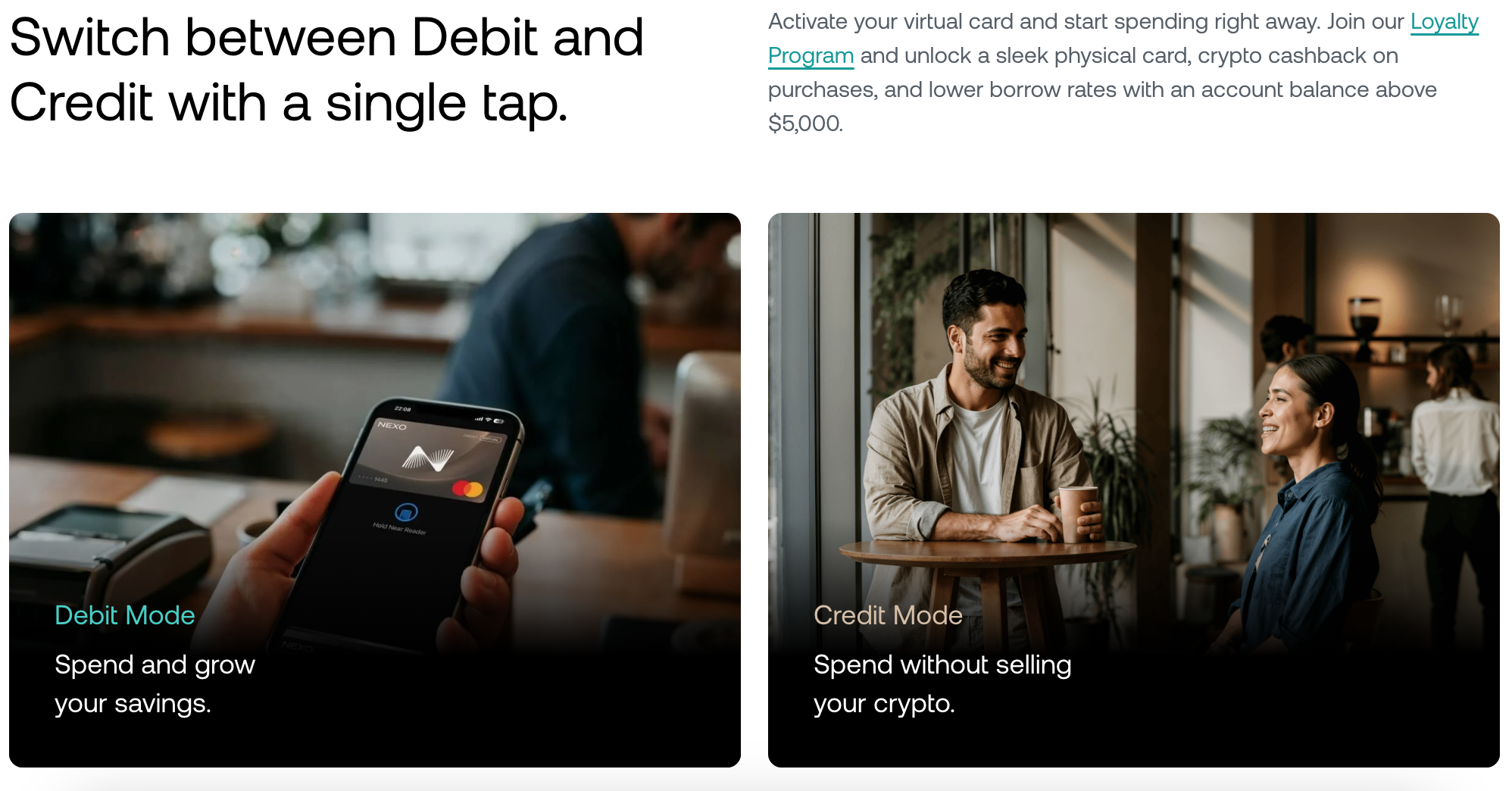 Nexo Card AAVE Staking