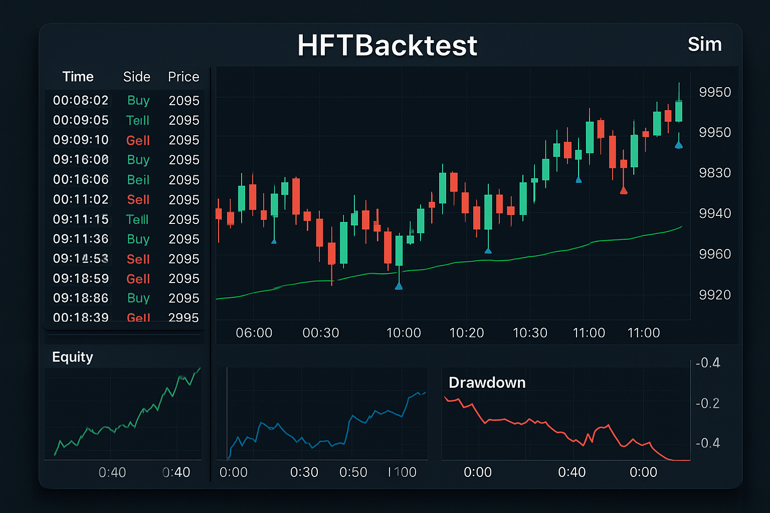 HFTBacktest high frequency trading sim