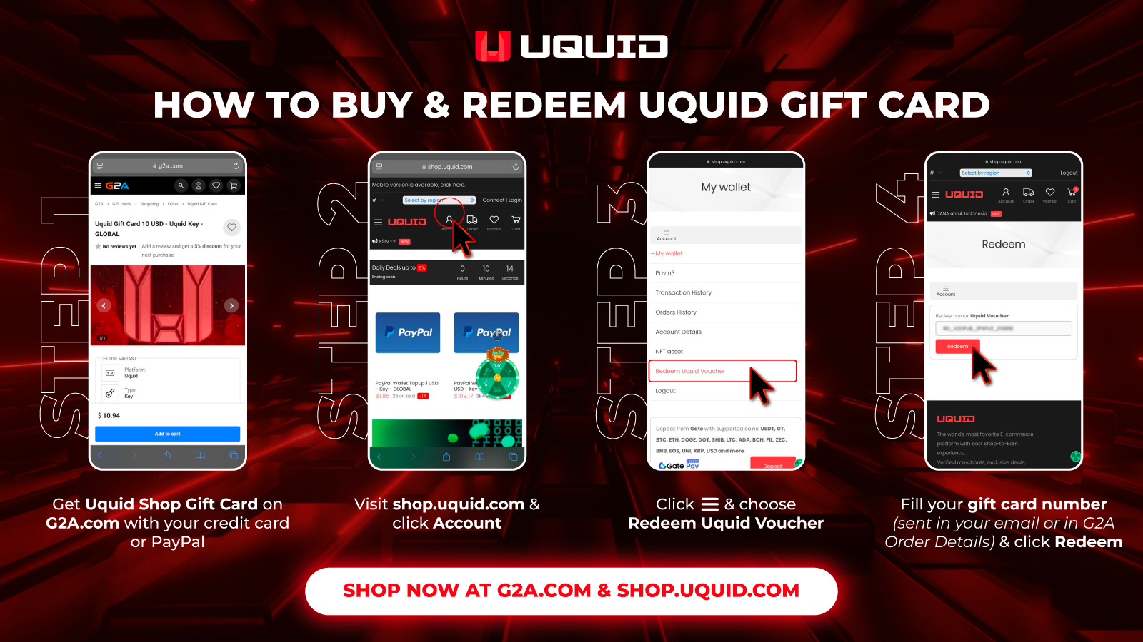 Uquid crypto card