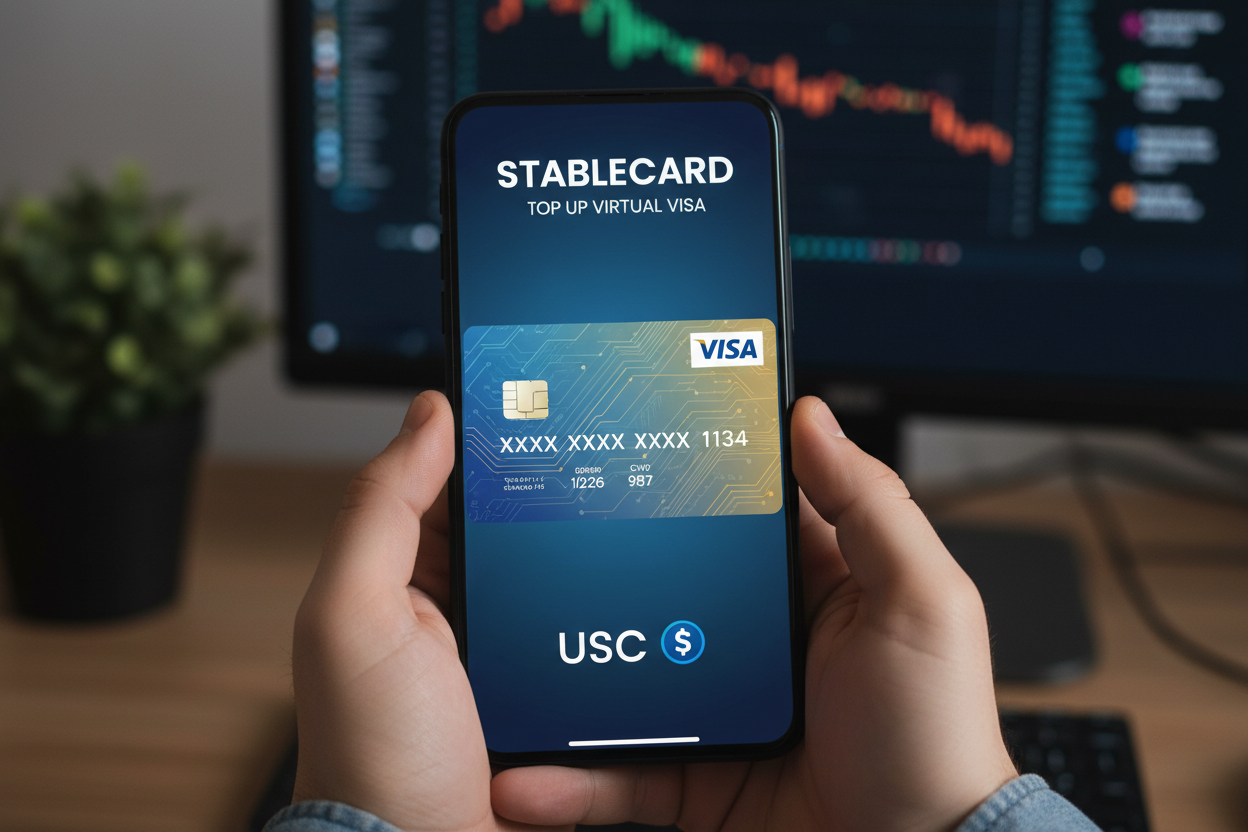 StableCardTopUp virtual Visa card USDC