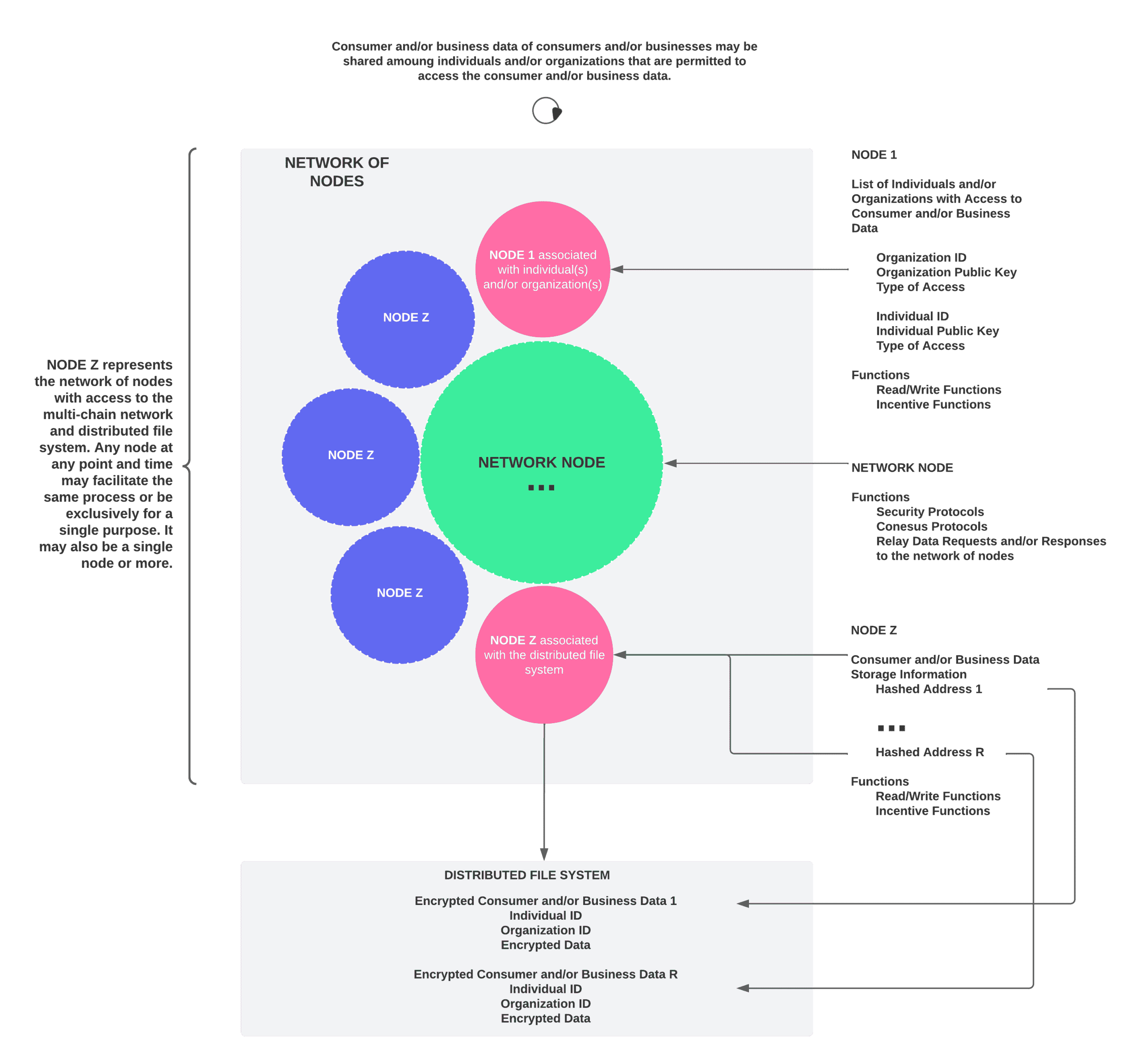 RLNC encoded data fragments blockchain nodes