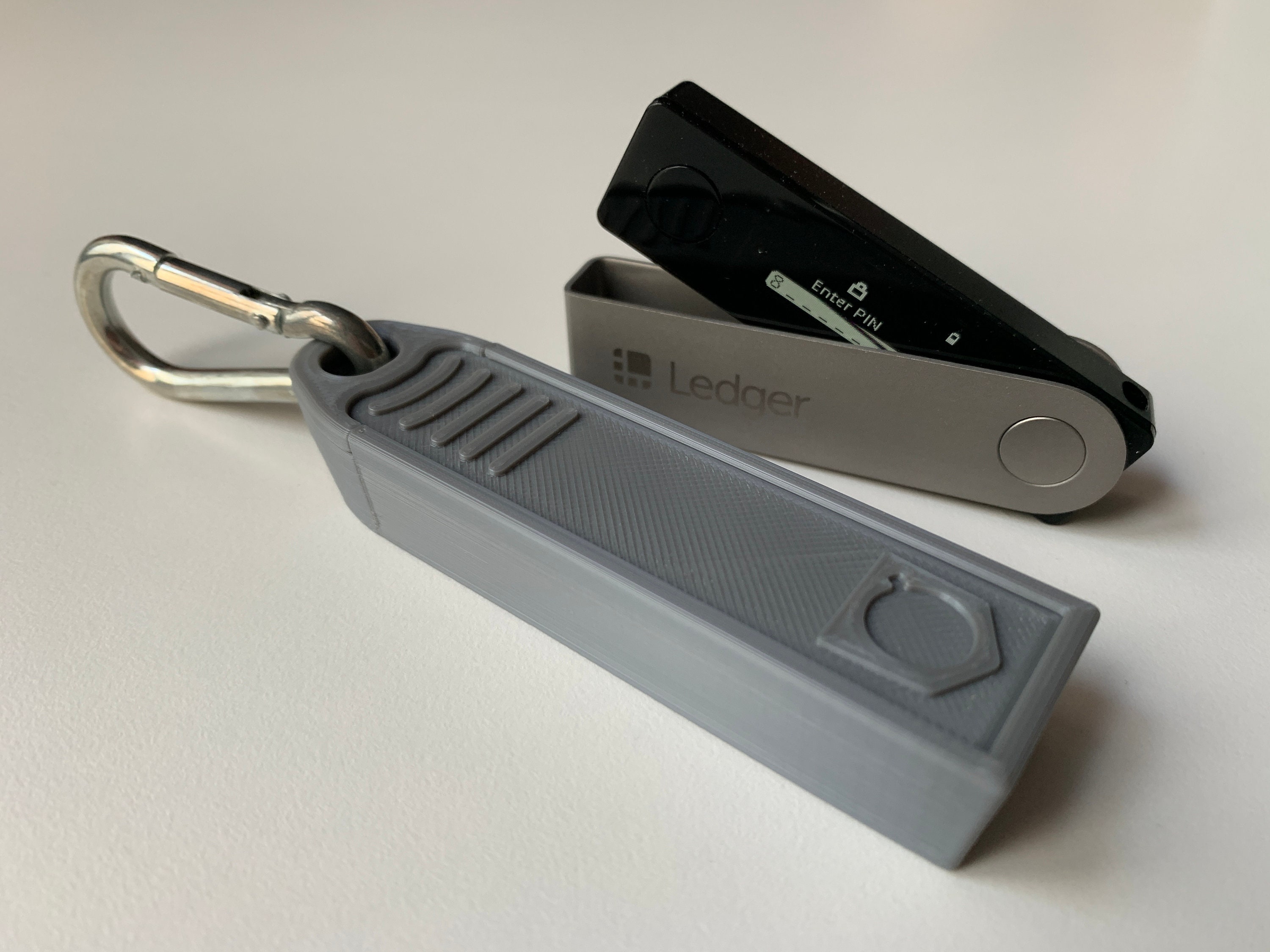 Ledger Nano X stainless steel swivel cover