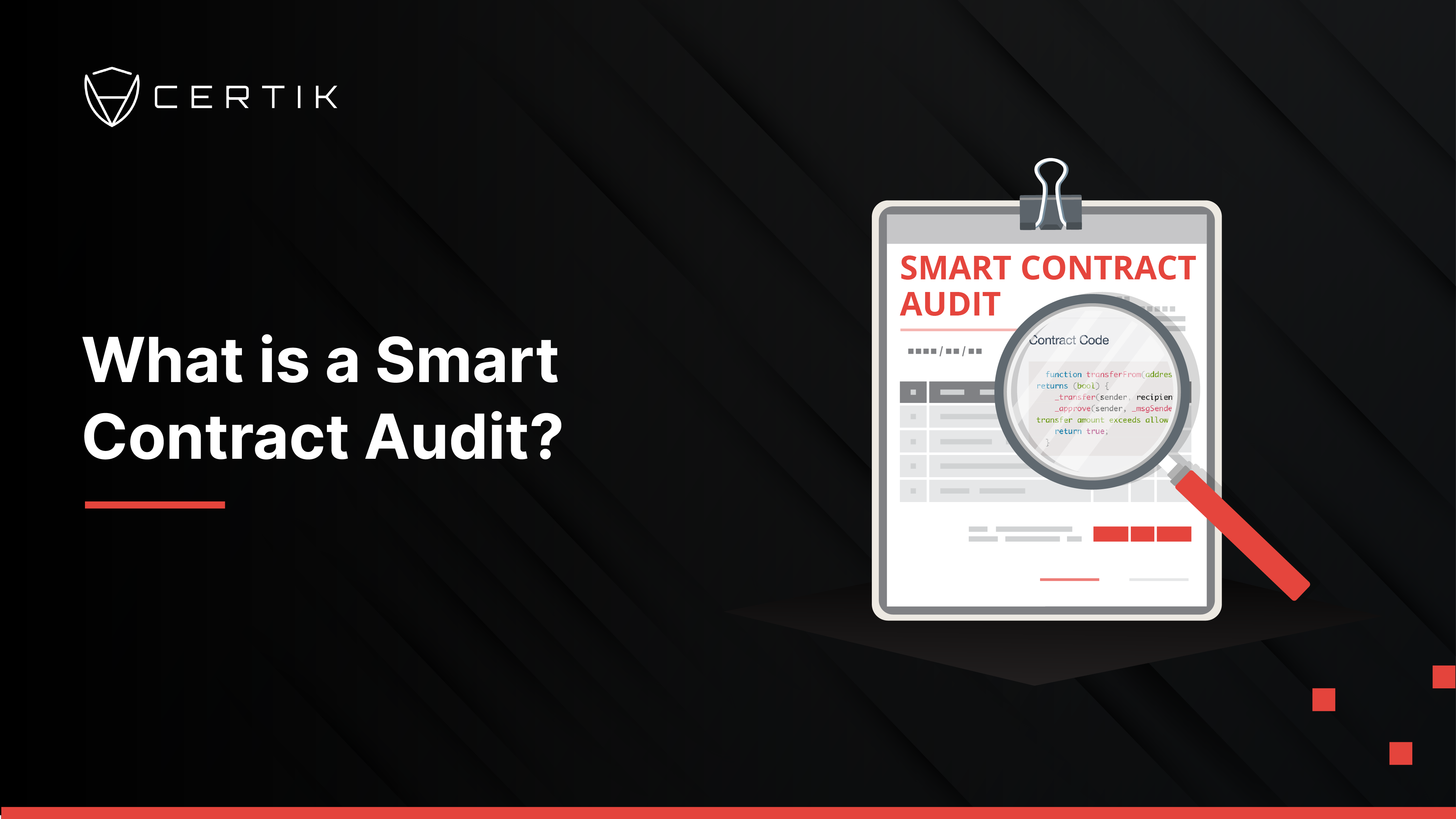 blockchain smart contract audit report