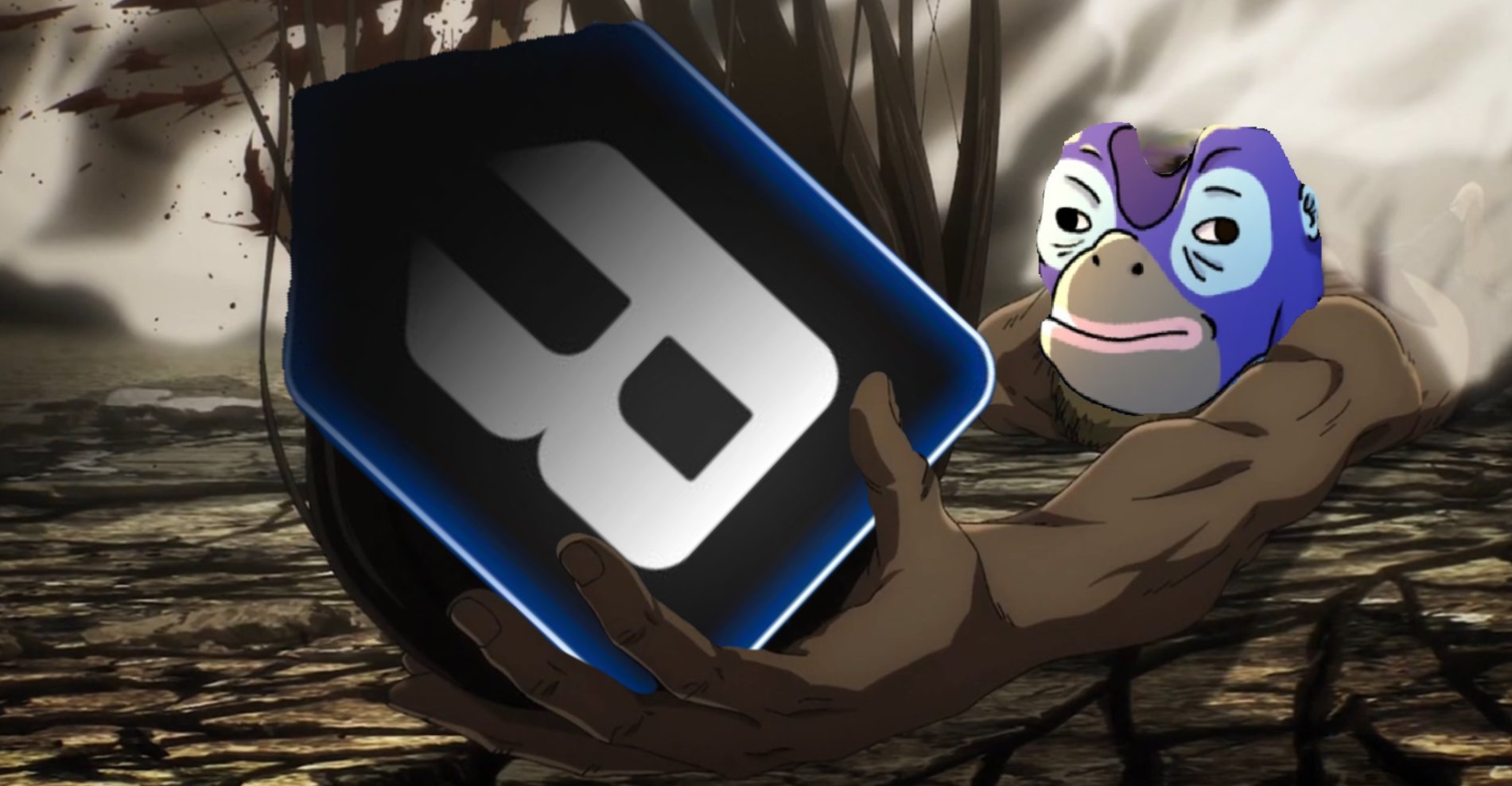 RONKE Ronkeverse blue monkey mascot token