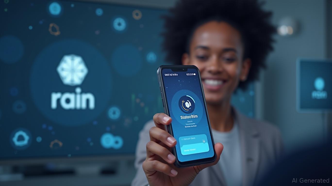 Rain stablecoin Visa card payment infrastructure
