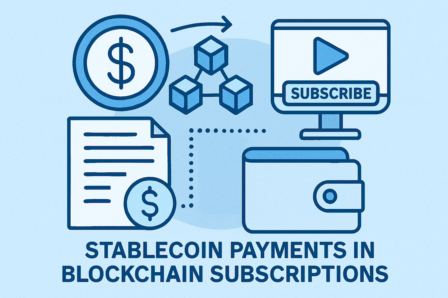 stablecoin payments in blockchain subscriptions
