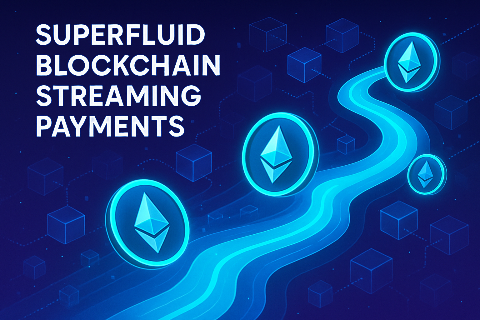 Superfluid blockchain streaming payments