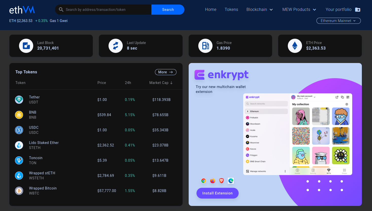 blockchain explorer showing subscription transactions