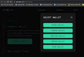 Fewcha Aptos wallet dashboard