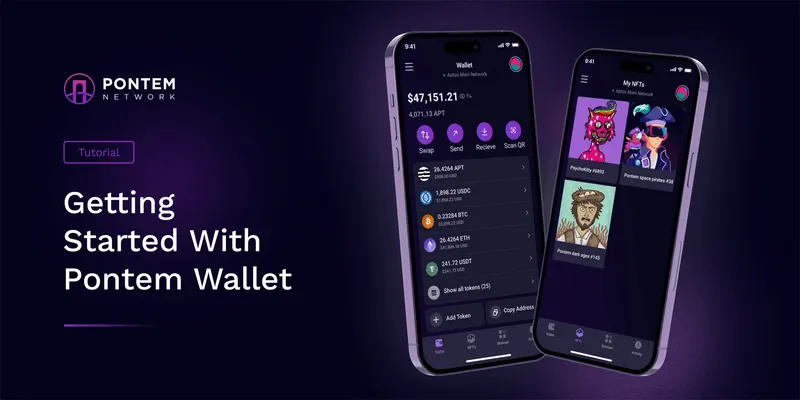Pontem Aptos wallet UI