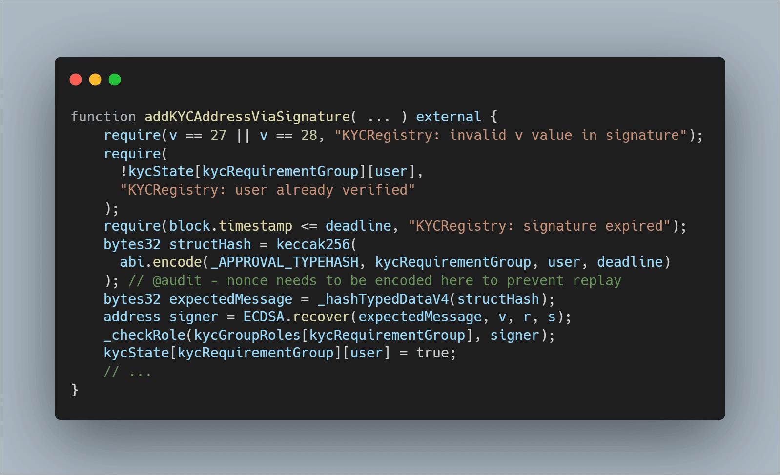 Polygon Bridge replay protection