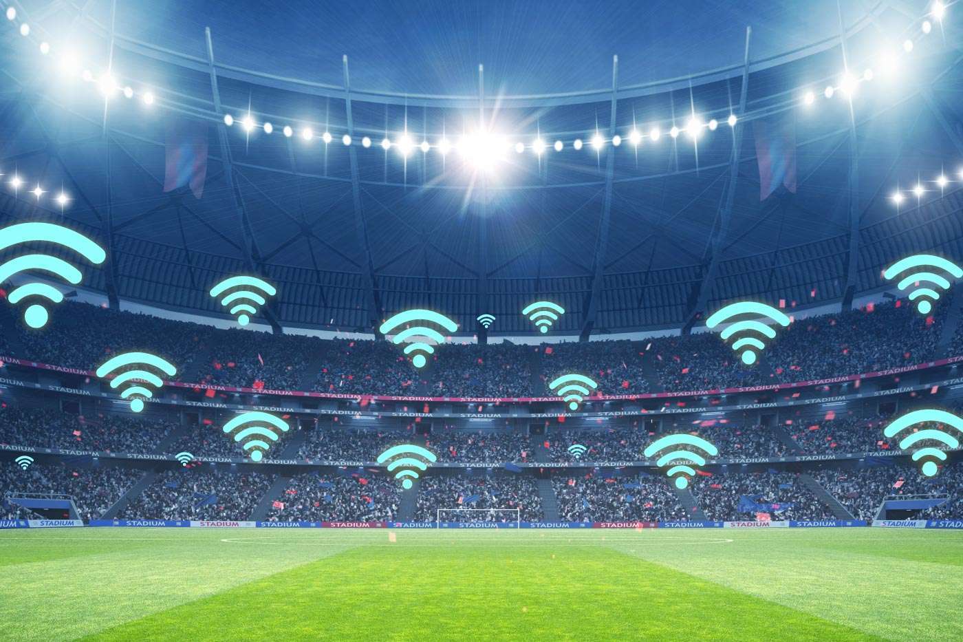 Roam WiFi nodes global sports stadiums