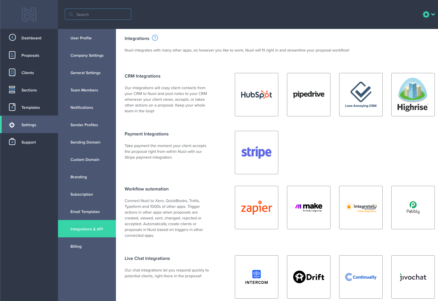 Stripe Billing Web3 integration screenshot
