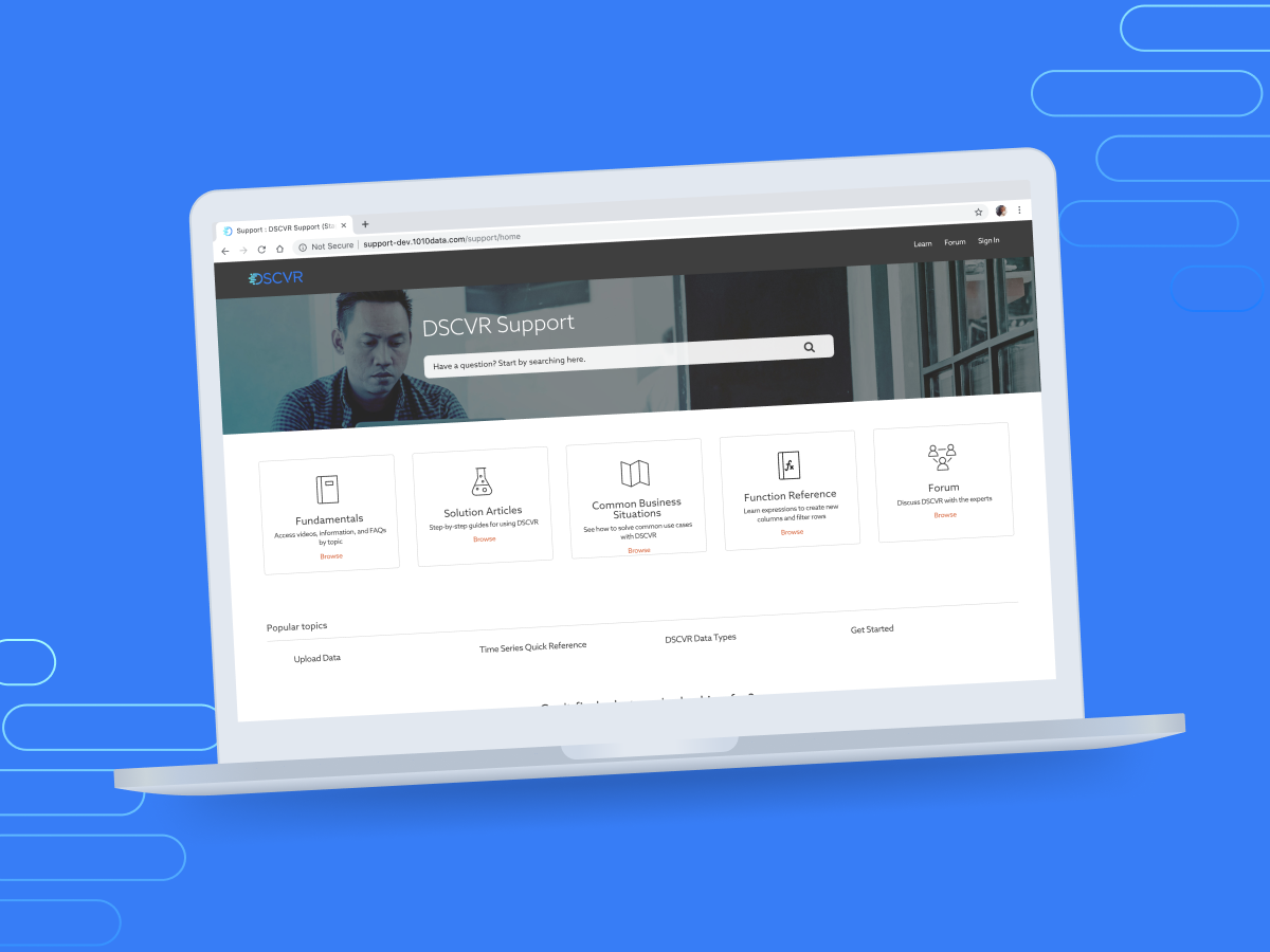 DSCVR community forum Base