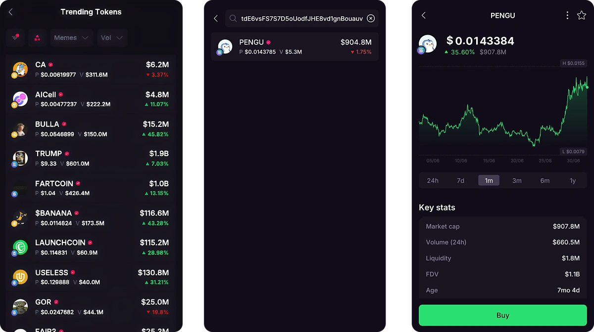 CoinGecko Portfolio Tracker Base tokens