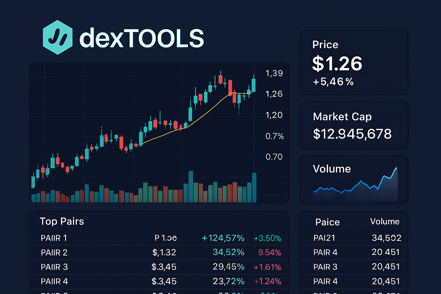 DEXTools Base trading analytics