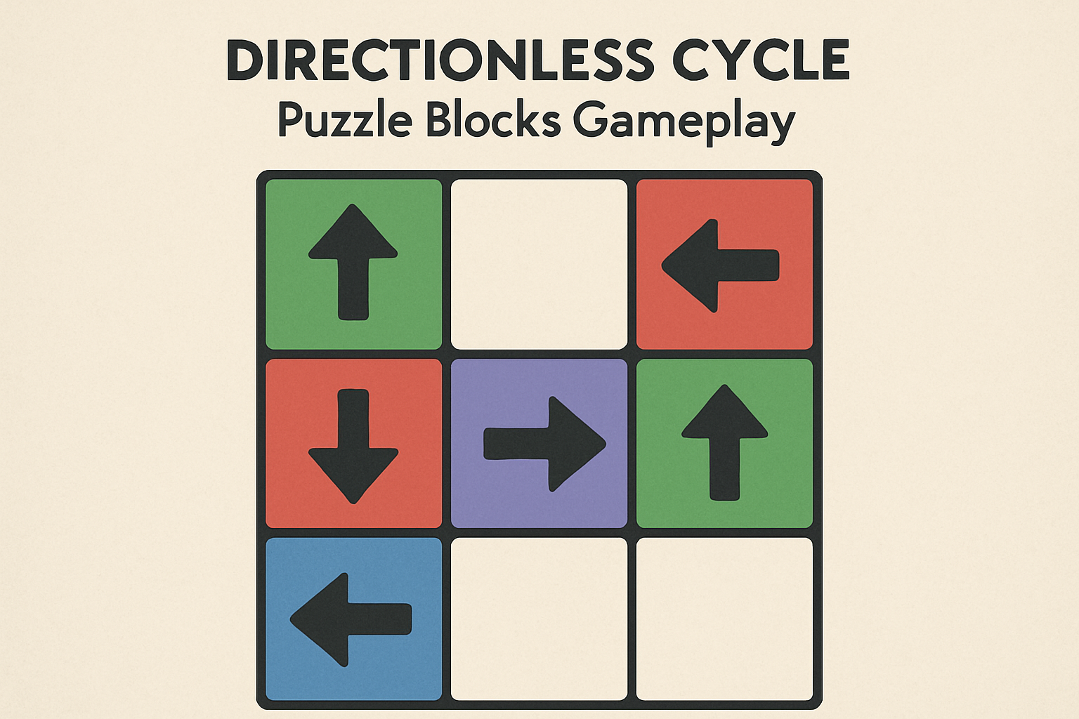 A Directionless Cycle puzzle blocks gameplay