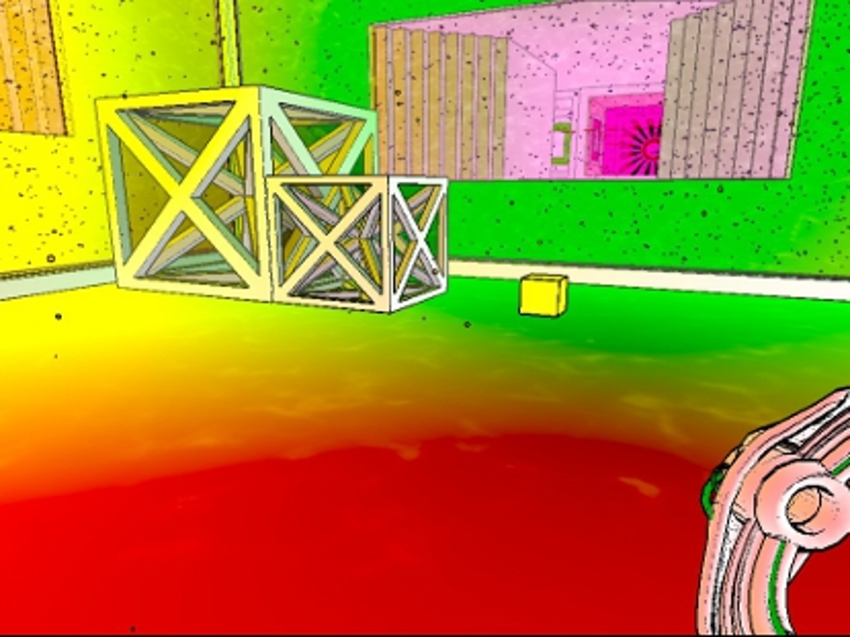 Antichamber disappearing objects puzzle