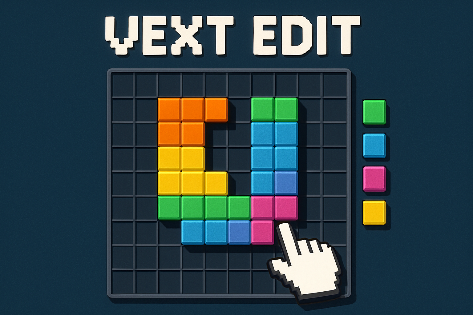 Vext Edit voxel puzzle gameplay