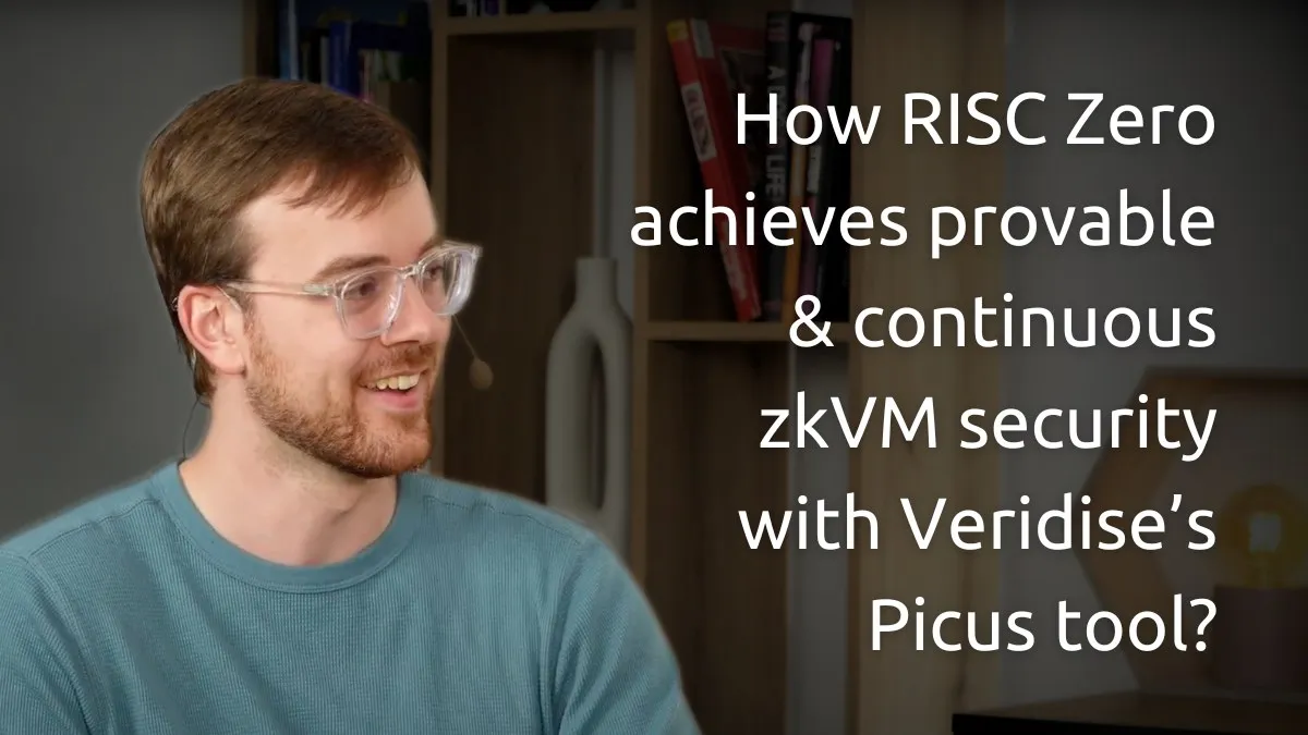 RISC Zero Veridise partnership graphic