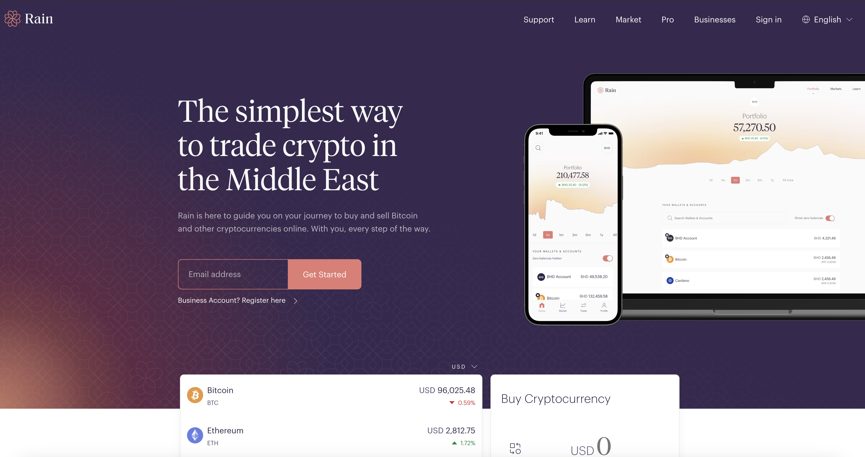 Crypto exchange recurring buy user interface